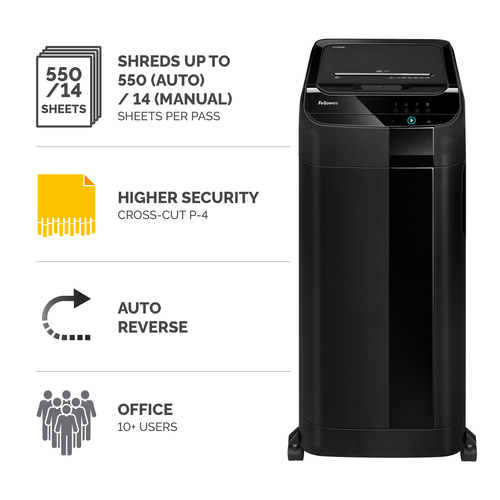 DESTRUIDOR DOCS FELLOWES AUTOMAX 550C