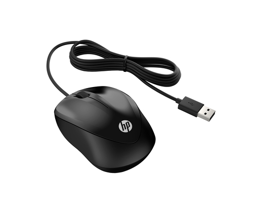 HPI MOUSE HP 1000 AMBIDESTRO 1200DPI USB-A PRETO