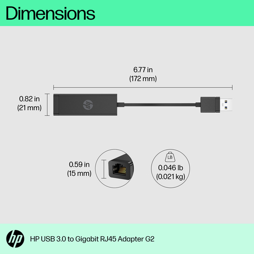HPI ADAPT USB 3.0 TO GIGABIT RJ45 G2 HP