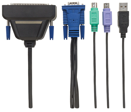 INTELLINET CABO VGA 1 PORT (M) PARA INTEL (M) 1.8MT KVM USB/VGA MANHATTAN PRETO