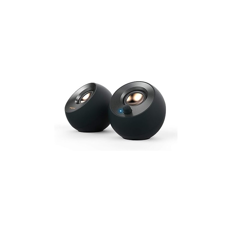 COLUNA CREATIVE PEBBLE V2 2.0 MULTIMÉDIA 8W RMS USB-COM 3.5MM PRETA