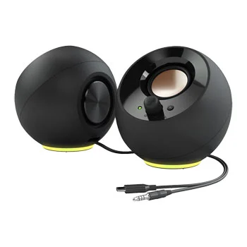 COLUNA CREATIVE PEBBLE SE 2.0 MULTIMÉDIA RGB 4W RMS USB-COM 3.5MM PRETA