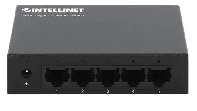 SWITCH 5 INTELLINET GIGABIT DESKTOP METAL