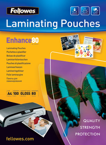BOLSAS PLASTIFIC.FELLOWES 80MIC A3/25