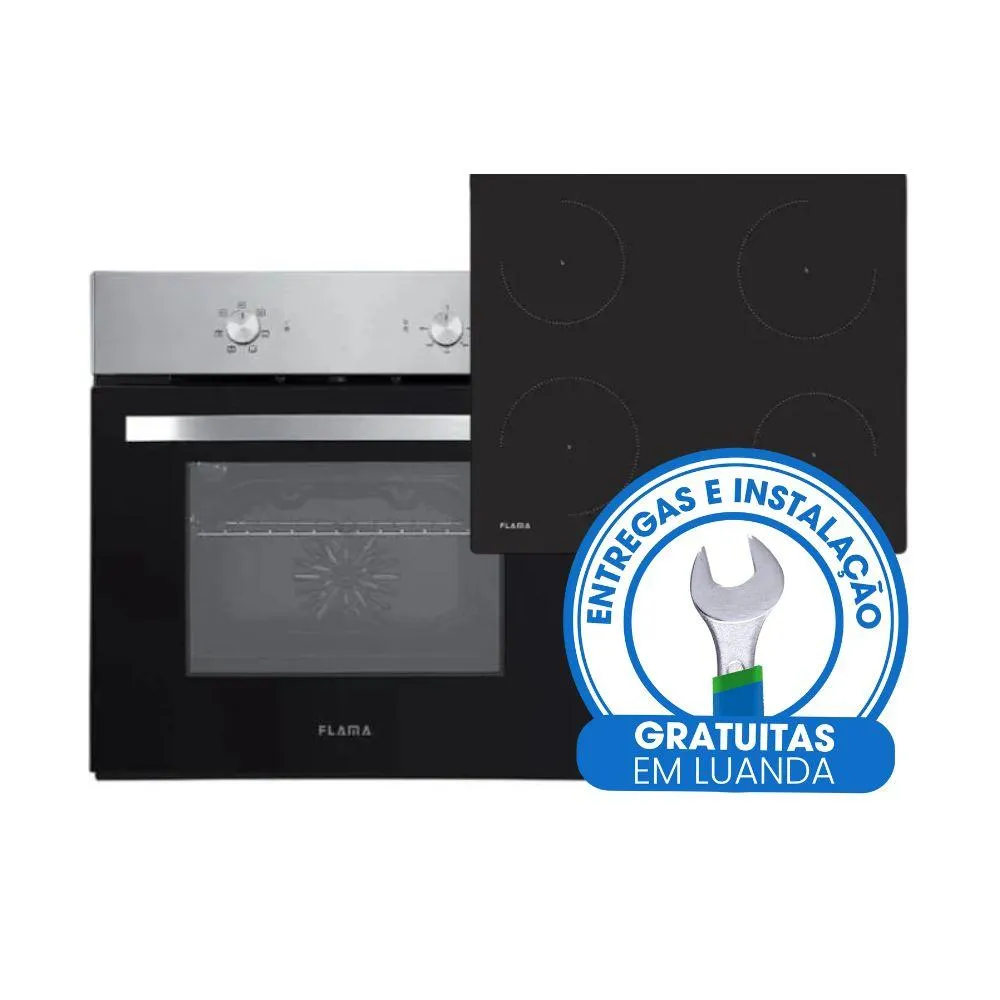 GD B-IN CONJ. FLAMA PLACA INDUÇÃO+FORNO ELÉTRICO 9902FL