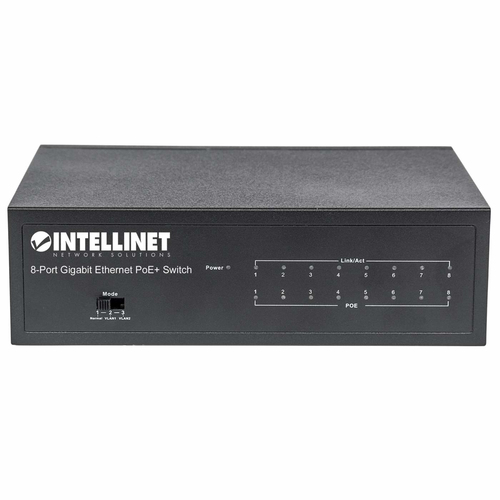SWITCH 8 INTELLINET 10/100 GIGABIT ETHERNET POE+SWITCH