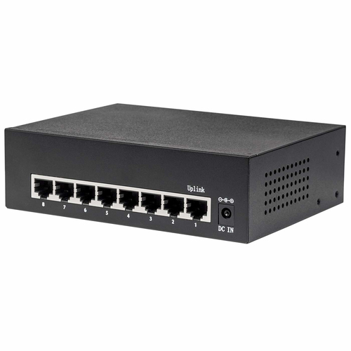 SWITCH 8 INTELLINET 10/100 GIGABIT ETHERNET POE+SWITCH