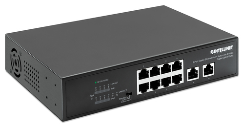 SWITCH 8 INTELLINET ETHERNET POE+ 2XRJ45