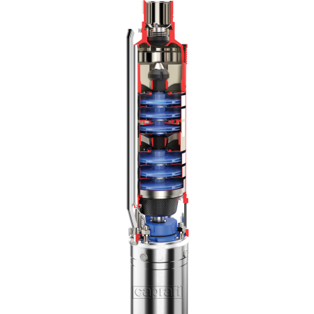 BOMBA SUBMERSIVEL CAPRARI E4XED25-4/25W 50-60HZ