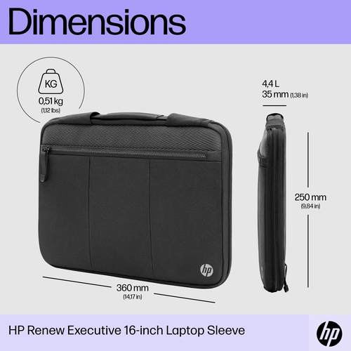 HPI BOLSA 14.1" HP RENEW EXECUTIVE PRETA