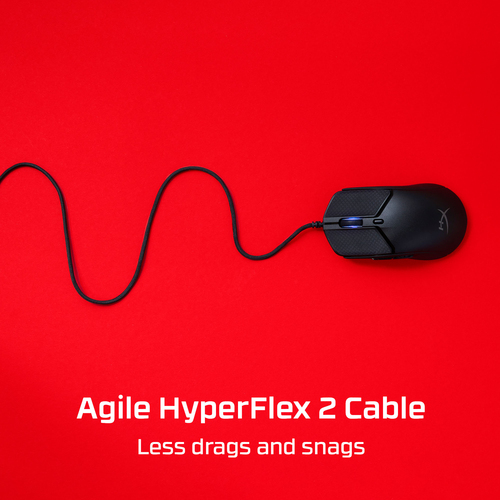 HPI MOUSE HP HYPERX PULSEFIRE HASTE 2 GAMING 26000DPI USB PRETO