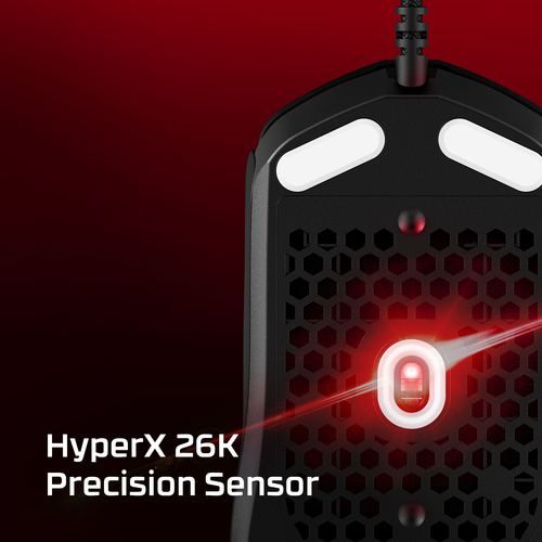 HPI MOUSE HP HYPERX PULSEFIRE HASTE 2 GAMING 26000DPI USB PRETO