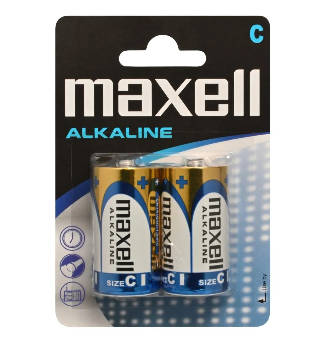 PILHA C LR14 PK/2 MAXELL ALKALINE