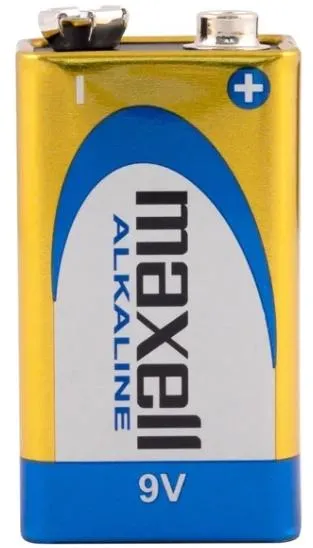 PILHA 9V CX/1 MAXELL ALKALINE