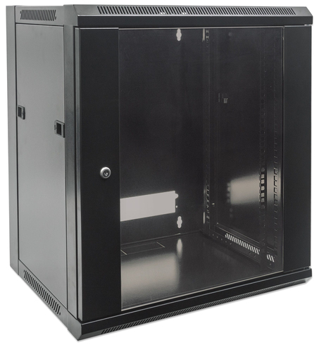 INTELLINET ARMARIO 12U 570X450 INT 19" AÇO PRETO
