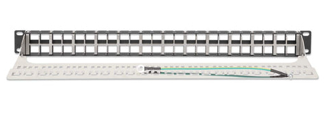 PATCH PANNEL-48 VAZIO 1U SHIELDED INTELLINET