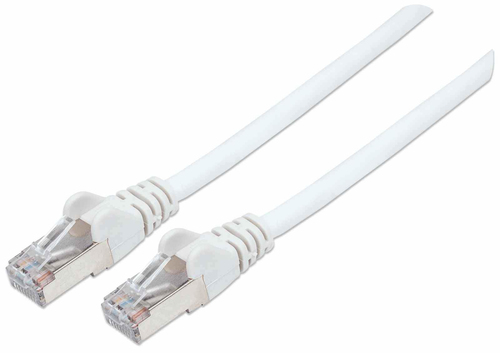 CABO DE REDE RJ45 INTELLINET 1M CAT7 CU SEM FTP LSOH ETHERNET BRANCO