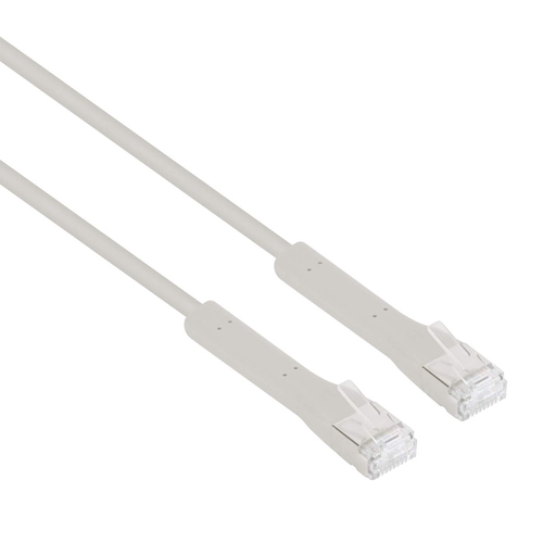 CABO DE REDE RJ45 INTELLINET 1M CAT6A F/FTP SLIM 32 AWG ETHERNET CINZA