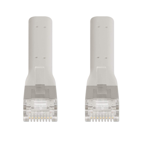 CABO DE REDE RJ45 INTELLINET 1M CAT6A F/FTP SLIM 32 AWG ETHERNET CINZA