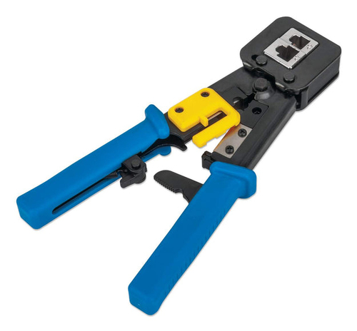 ALICATE CRAVAR REDE RJ45 INTELLINET CATRACA 220MM