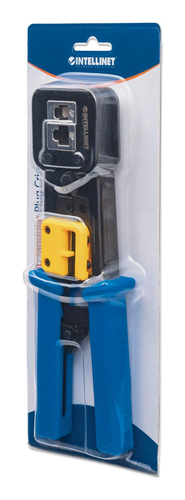 ALICATE CRAVAR REDE RJ45 INTELLINET CATRACA 220MM