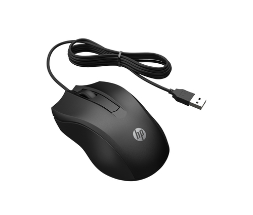 HPI MOUSE HP 105 AMBIDESTRO 1600DPI USB-A PRETO