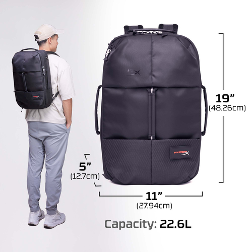HPI MOCHILA 15.6" HYPERX KNIGHT PRETA