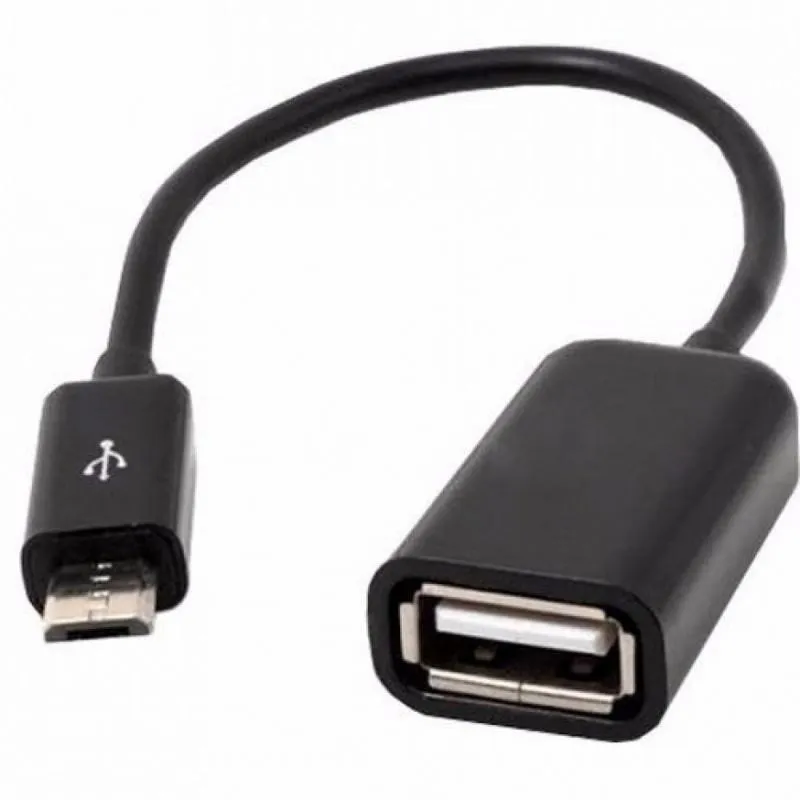 CABO USB-A (F) PARA MICRO-USB-B (M) 10CM OTG DADOS MAXELL PRETO