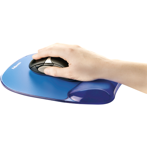 TAPETE PARA MOUSE FELLOWES COM APOIO GEL AZUL