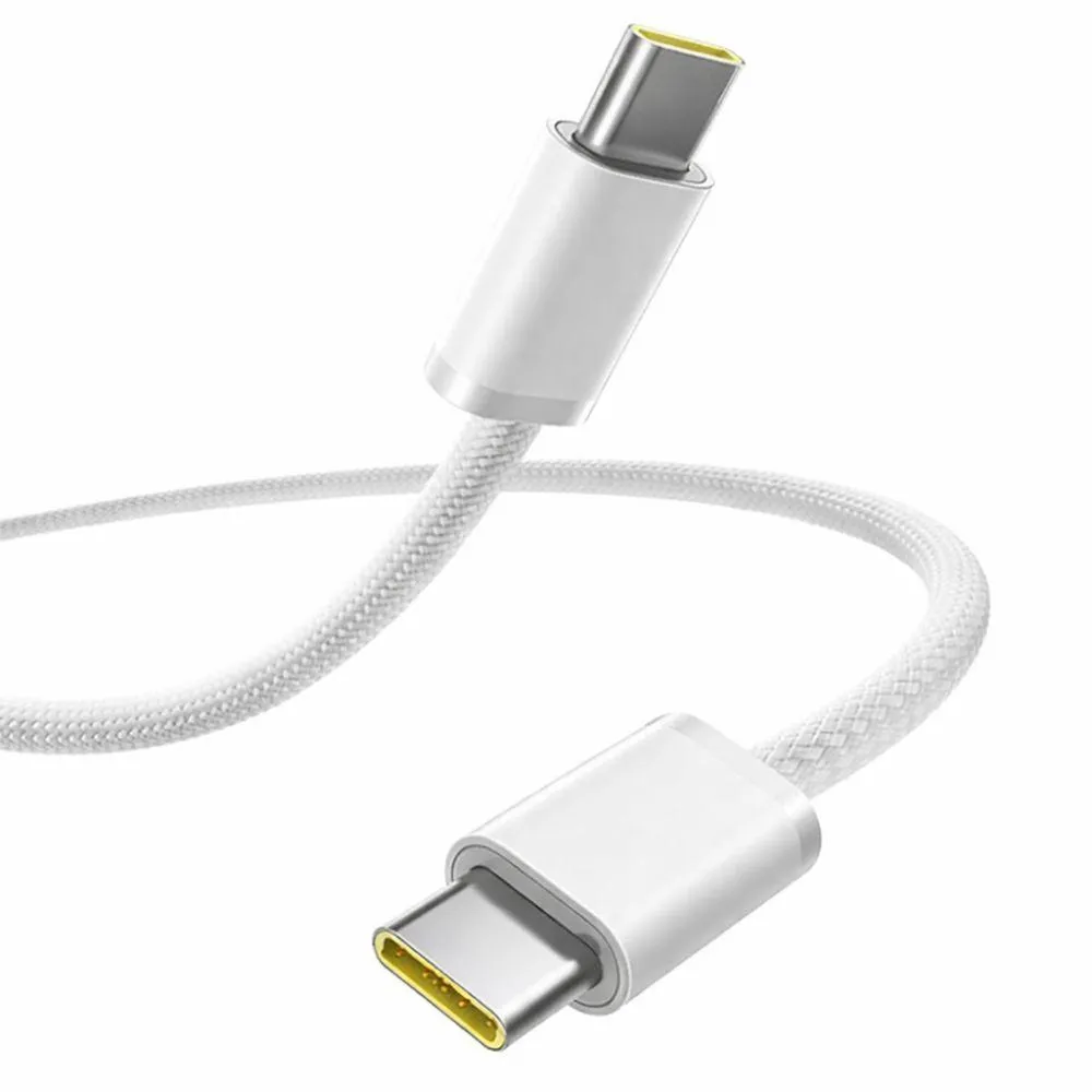 CABO USB-C (M) PARA USB-C (M) 1MT 4-IN-1 100W DADOS/CARGA BASEUS BRANCO