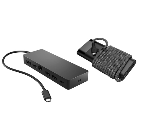 HPI HUB USB-C + CARREGADOR PORT HP PARA 1HDMI/1USB-COM 1DP/1RJ45/2USB-A