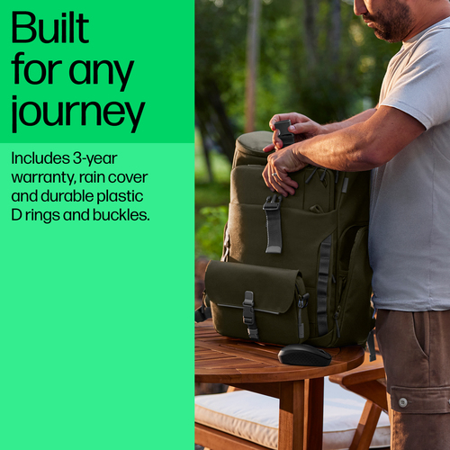 HPI MOCHILA 15.6" HP MODULAR CINZA/VERDE