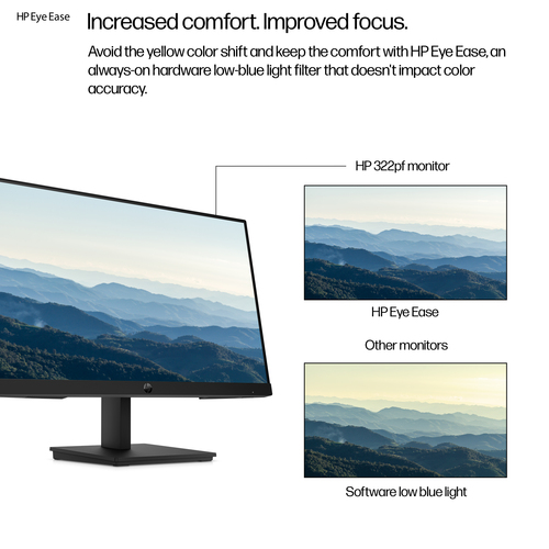 HPI MONITOR HP 21.5" FHD SERIES 3 OFFICE HDMI/VGA PRETO SERIES 3 PRO
