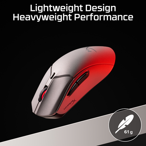 HPI MOUSE HP HYPERX PULSEFIRE HASTE 2 PRO GAMING 26000DPI WIRELESS/BT CINZA