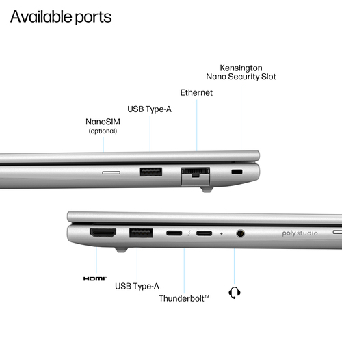 HPI PORTÁTIL HP 13.3" PROBOOK 630 U7-255U INTEL GRAPHICS 32GB 1TB SSD WUXGA W11P PRATA ELITEBOOK 630G1I