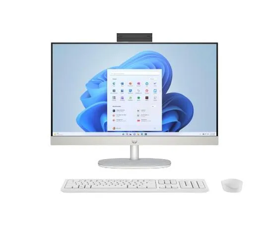 HPI PC AIO HP 23.8" CR U7-155U ARC GRAPHICS 8GB 512GB SSD FHD W11H BRANCO