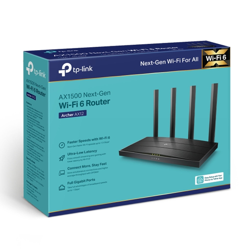 ROUTER TP-LINK WI-FI 6 300 MBPS ARCHER AX12 AX1500 DUAL-BAND