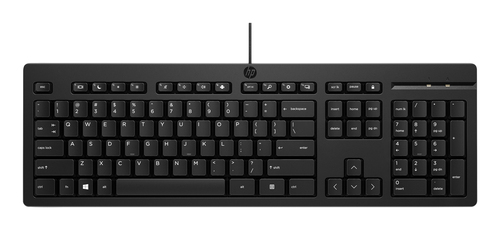 HPI TECLADO HP 125 G2 USB-A COM FIO PT PRETO