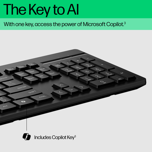 HPI TECLADO HP 125 G2 USB-A COM FIO PT PRETO