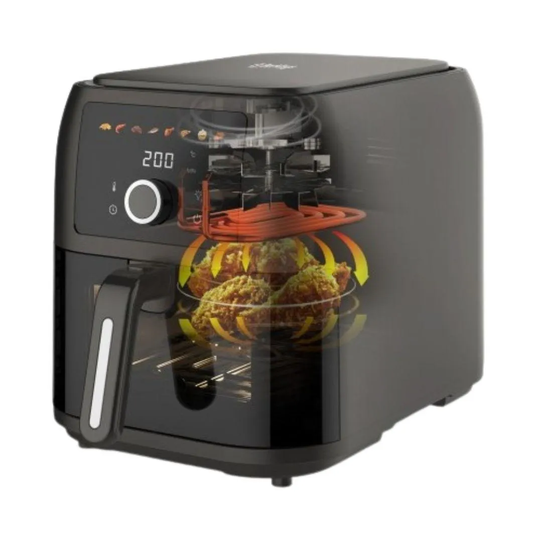 PD FRITADEIRA SEM ÓLEO BERKLAYS AIR FRYER 8L PRETO