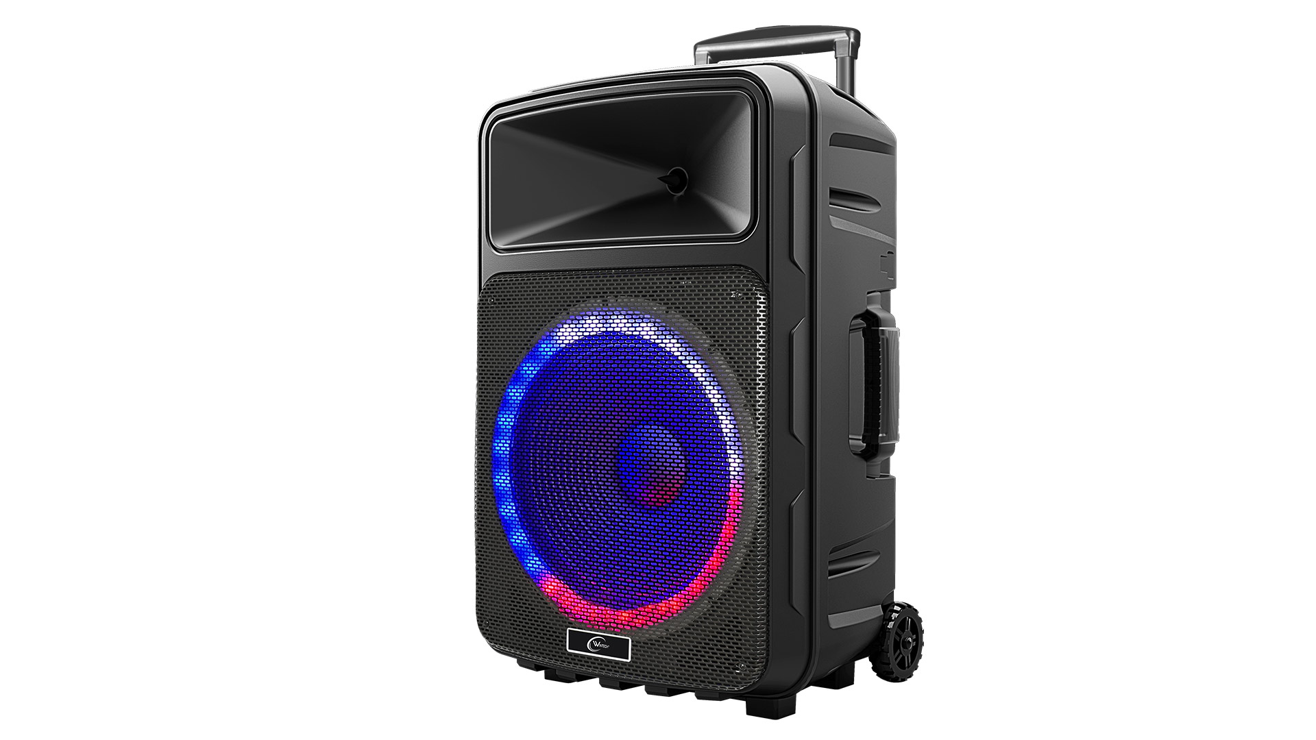 COLUNA WINTECH TCHILO PARTY 1.0 PARTY LED 200W RMS BT/USB/SD PRETA