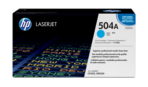 HPI TO HP CE251A * 3525 CYAN 504A A2 TONNERS