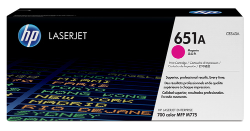 HPI TO HP CE343A * MFP 775 MAGENTA (16,000) 651A