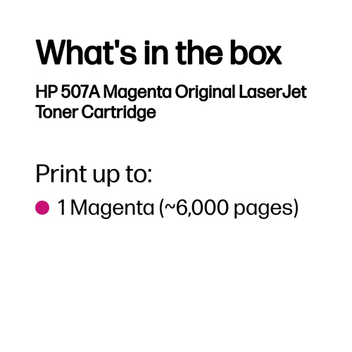 HPI TO HP CE403A * M551 MAGENT (6,000 PAGES) 507A