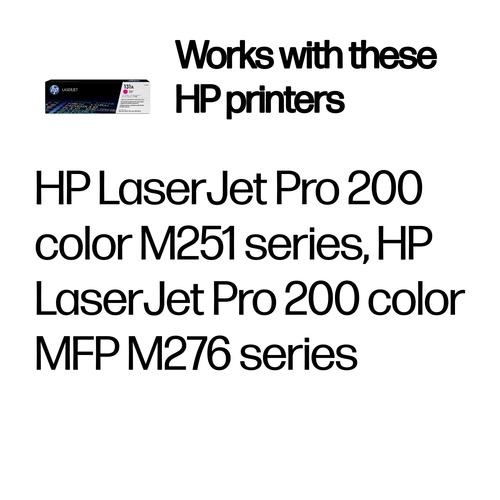 HPI TO HP CF213A MAGENTA M276 131A A2 TONNERS
