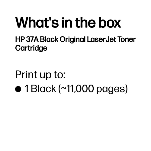HPI TO HP CF237A * M600 SERIES PRETO (11000)