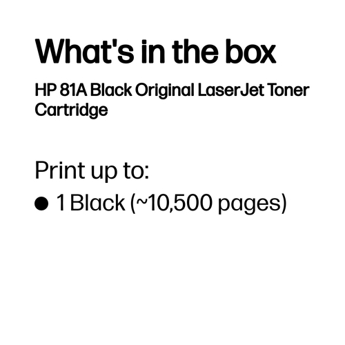 HPI TO HP CF281A * M630/604/5/6 PRETO 10.5K