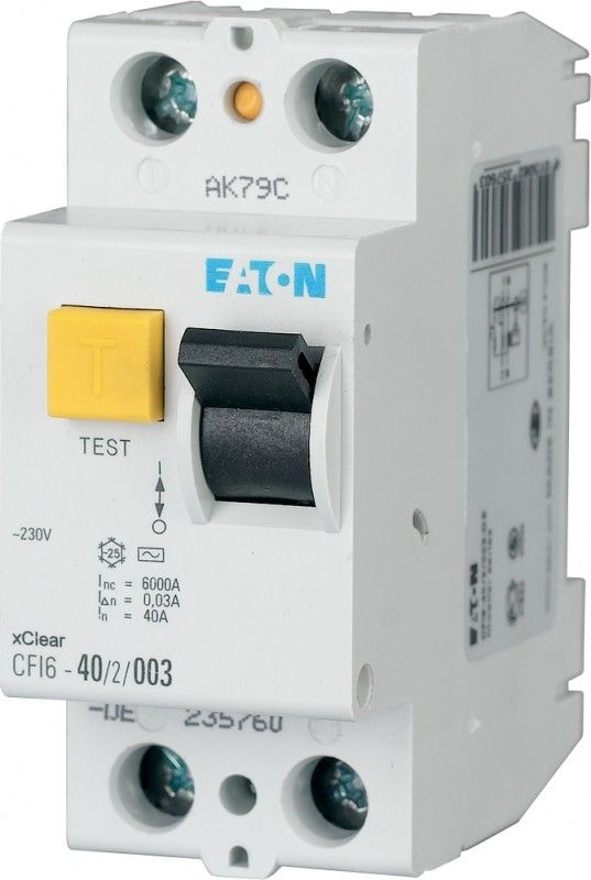 LEGRAND LEG DIFERENCIAL 1P+N 63A 30MA EATON