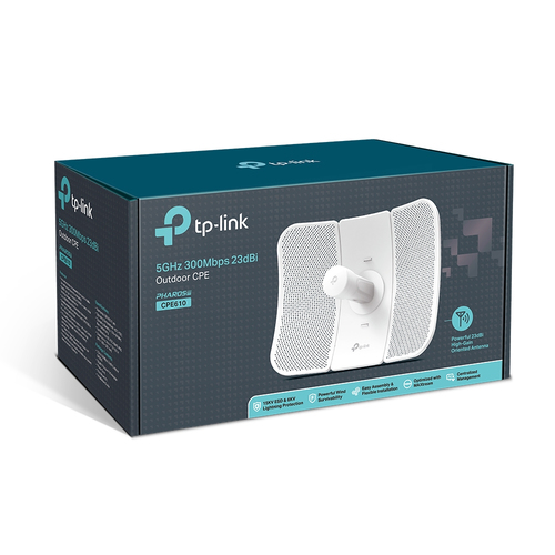 ANTENA EXTERIOR TP-LINK 5GHZ 300MBPS 23DBI CPE
