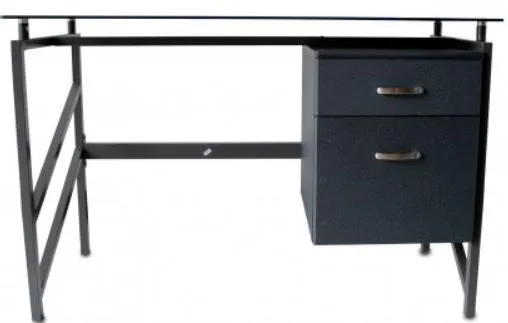 SECRETÁRIA NCR PC METAL+VDR 117X57X76 OAK